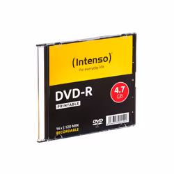 Intenso DVD-R 4.7GB, Printable, 16x 10 pc(s)