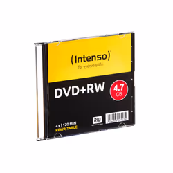 Intenso DVD+RW 4.7GB, 4x 10 pc(s)
