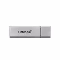 Intenso Alu Line, 16 GB, USB Type-A, 2.0, 28 MB/s, Cap, Silver