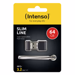 Intenso Slim Line USB flash drive 64 GB USB Type-A 3.2 Gen 1 (3.1 Gen 1) Black - Additional view 6