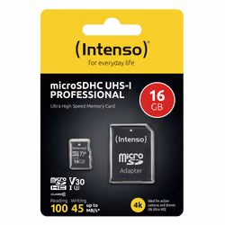 Intenso 3433470 memory card 16 GB MicroSDHC UHS-I Class 10 - Additional view 2