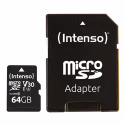Intenso 3433490 memory card 64 GB MicroSDXC UHS-I Class 10