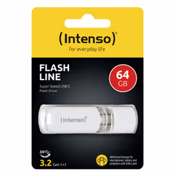 Intenso Flash Line USB flash drive 64 GB USB Type-C 3.2 Gen 1 (3.1 Gen 1) White - Additional view 5