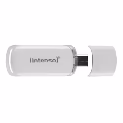 Intenso Flash Line, 128 GB, USB Type-C, 3.2 Gen 1 (3.1 Gen 1), 70 MB/s, Cap, White