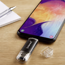 Intenso 3539490 USB flash drive 64 GB USB Type-A / USB Type-C 3.2 Gen 1 (3.1 Gen 1) Anthracite - Additional view 4
