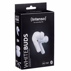 Intenso White Buds T302A Headphones True Wireless Stereo (TWS) In-ear Calls/Music/Sport/Everyday USB Type-C Bluetooth