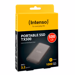 Intenso Lesen/Schreiben bis zu 1000 MB/s/500GB USB Type-C 3.2 Gen 2 (3.1 Gen 2) Brown
