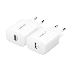 Intenso Power Adapter W5A Double Pack, 5W, White