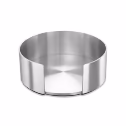 Zack Vetro Coaster Set - Brushed Stainless Steel