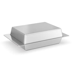Zack Acio Brushed Stainless Steel Butter Dish