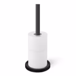 Zack Mimo Black Stainless Steel Spare Toilet Roll Holder