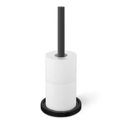 Zack Mimo Black Stainless Steel Spare Toilet Roll Holder