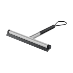 Zack Jaz Brushed Stainless Steel Short Handle Squeegee
