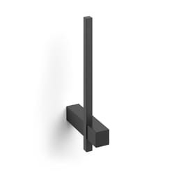 Zack Carvo Powder-Coated Black Stainless Steel Spare Toilet Roll Holder