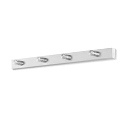 ZACK ACCOLO coat rack Wall-mounted 4 hook(s) Stainless steel