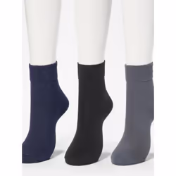 Uniqlo Japan Socks 3 Pair Crew Float - 69 NAVY/2426