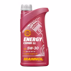 Engine oil; MANNOL; ENERGY COMBI LL; 5W-30 1; for BMW, VOLKSWAGEN, MAZDA, SKODA, MERCEDES-BENZ