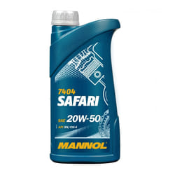 Mannol Safari 20W-50 1l Engine oil MN7404-1 TOYOTA: Yaris III Hatchback, Yaris II Hatchback, Auris Hatchback, KIA: Sportage III, cee‘d II Sportswagon