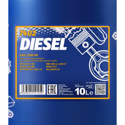 Mannol Diesel 15W-40 10l Engine oil MN7402-10 VOLKSWAGEN: Golf 5, Transporter 5, Golf 4, MERCEDES-BENZ: C-Class Saloon, E-Class Saloon, A-Class