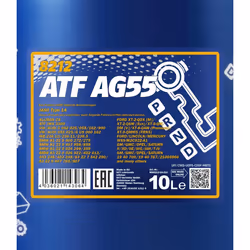 MANNOL ATF AG55 MN8212-10 Automatic Transmission Fluid ATF 6HP 10 yellow
