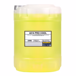 Antifreeze; MANNOL; Pro Cool; SAE J1034, AFNOR NF R15-601, ASTM D3306, ASTM D4656, BSI GB BS 6580, JIS K2234, KSM 2142 yellow ...