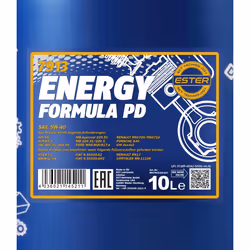 Mannol Energy Formula Pd 5W-40 10l Engine oil MN7913-10 BMW: 3 Coupe, 3 Convertible, X5, MERCEDES-BENZ: Sprinter 3.5-T Van, VOLKSWAGEN: Golf 5