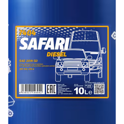 Mannol Safari 20W-50 10l Engine oil MN7404-10 TOYOTA: Yaris III Hatchback, Yaris II Hatchback, Auris Hatchback, KIA: Sportage III