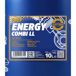 Mannol Energy Combi Ll 5W-30 10l Engine oil MN7907-10 VOLKSWAGEN: Phaeton, Passat B7 Saloon, Transporter 5, KIA: Soul I, HYUNDAI: H-1 / i800 Travel