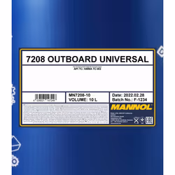 Mannol Outboard Universal 10l Engine oil MN7208-10