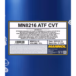 MANNOL ATF CVT MN8216-10 Automatic Transmission Fluid ATF CVT 10