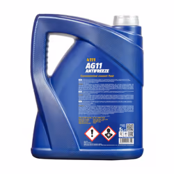 MANNOL AG11 Longterm MN4111-5 Antifreeze G11 blue 5 Concentrate Contains silicate, Free of nitrite, Phosphate free MERCEDES-BENZ: B-Class