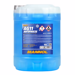 Antifreeze; MANNOL; Antifreeze AG11; ASTM D3306, BS 6580:2010, Afnor NF R15-601 blue 10 Ready mixed Free of nitrite, Contains ...