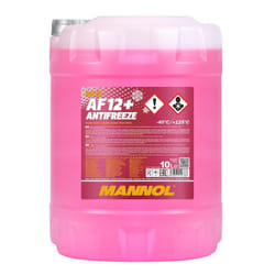 MANNOL AF12+ Longlife MN4012-10 Antifreeze G12, JASO M325 red 10 Ready mixed Free of silicate, Free of nitrite, Phosphate free, Amine free