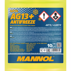 MANNOL AG13+ Advanced MN4014-10 Antifreeze AUDI: A6 C7 Saloon, A3 Sportback, A3 Hatchback, VOLKSWAGEN: Polo V Hatchback, Golf 7, Tiguan I