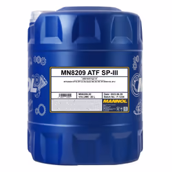Automatic Transmission Fluid; MANNOL; ATF SP-III; ATF III 20
