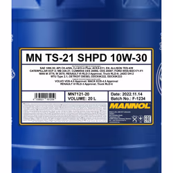 Mannol Ts-21 SHPD 10W-30 20l Engine oil MN7121-20 NISSAN: Qashqai 2, X-Trail, Juke, SUZUKI: Vitara IV Off-Road, SWIFT 5, SWIFT 4