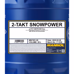 Mannol 2-Takt Snowpower 20l Engine oil MN7201-20