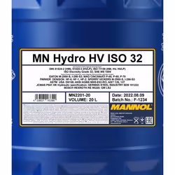 MANNOL MN2201-20 Central Hydraulic Oil