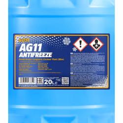 MANNOL Antifreeze AG11 MN4011-20 Antifreeze MERCEDES-BENZ: C-Class Saloon, C-Class T-modell, E-Class Saloon, VOLKSWAGEN: Transporter 4, GOLF 3