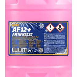 MANNOL AF12+ Longlife MN4012-20 Antifreeze red 20 Ready mixed Free of silicate, Free of nitrite, Amine free, Phosphate free