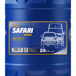 Mannol Safari 20W-50 20l Engine oil MN7404-20 TOYOTA: Yaris III Hatchback, Yaris II Hatchback, Auris Hatchback, KIA: Sportage III