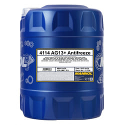 MANNOL AG13+ Advanced MN4114-20 Antifreeze G13 yellow 20 Concentrate AUDI: A6 C7 Saloon, A3 Sportback, A3 Hatchback, VOLKSWAGEN: Polo V Hatchback