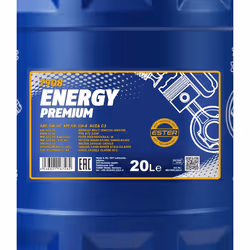 Mannol Energy Premium 5W-30 20l Engine oil MN7908-20 MERCEDES-BENZ: Sprinter 3.5-T Platform/Chassis, E-Class Saloon, GL, BMW: 6 Coupe, 3 Touring