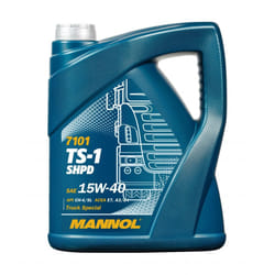 Mannol TS-1 SHPD 15W-40 5l Engine oil MN7101-5 MERCEDES-BENZ: C-Class Saloon, E-Class Saloon, A-Class, MITSUBISHI: COLT 6, SMART: Forfour I