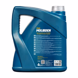 Mannol Molibden 10W-40 4l Engine oil MN7505-4 VOLKSWAGEN: Golf 5, Transporter 5, Golf 4, TOYOTA: Yaris III Hatchback, Yaris II Hatchback