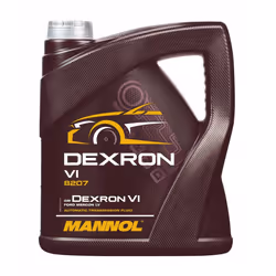 Automatic Transmission Fluid; MANNOL; Dexron VI; ATF VI 4 red; for MERCEDES-BENZ, FORD, BMW, PORSCHE, CHEVROLET