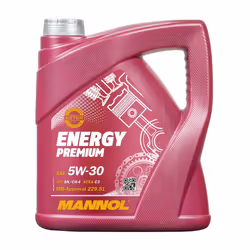 Engine oil; MANNOL; ENERGY PREMIUM; 5W-30 4 Synthetic Oil; for BMW, MERCEDES-BENZ, VOLKSWAGEN, RENAULT, MITSUBISHI