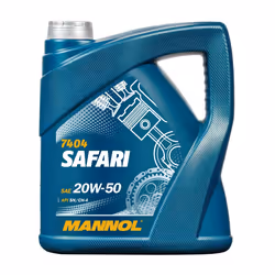 Engine oil; MANNOL; SAFARI; 20W-50 4 HC synth. oil (hydro-cracked); for TOYOTA, KIA, MAZDA, SUZUKI, LEXUS