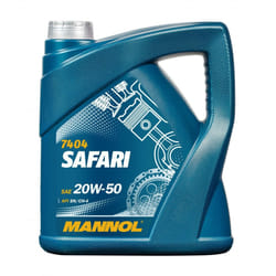 Mannol Safari 20W-50 4l Engine oil MN7404-4 TOYOTA: Yaris III Hatchback, Yaris II Hatchback, Auris Hatchback, KIA: Sportage III, cee‘d II Sportswagon