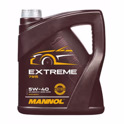 Engine oil; MANNOL; Extreme; 5W-40 4; for BMW, CITROËN, PEUGEOT, VOLKSWAGEN, DACIA